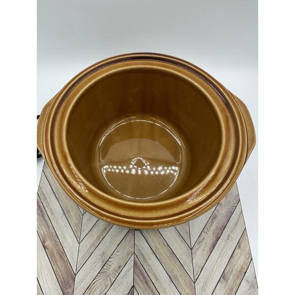 Vintage Rival Crock-Ette Stoneware Slow Cooker Model 3200/2 Quart - TESTED Vtg - Picture 6 of 9